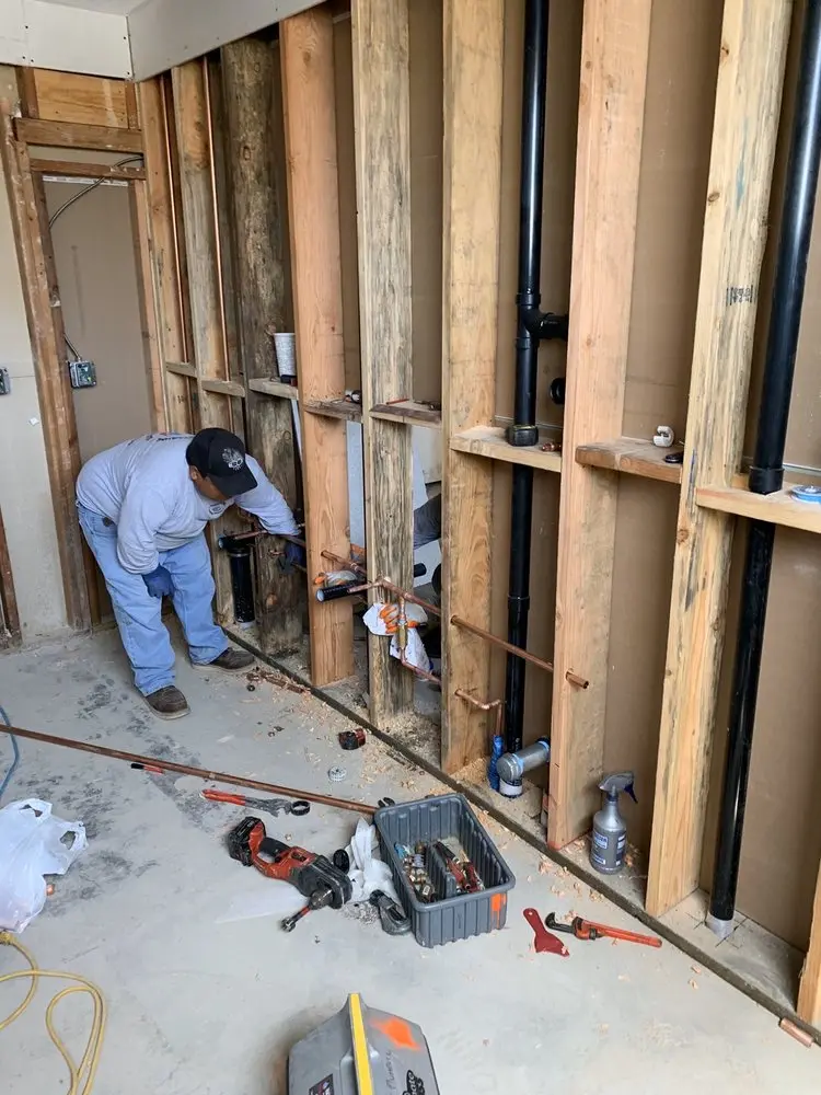 Commercial rough-in plumbing for Trenchless Sewer Repair in Haughton